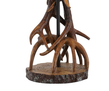 Cabell 26" Farmhouse Rustic Iron LED Table Lamp - JONATHAN Y